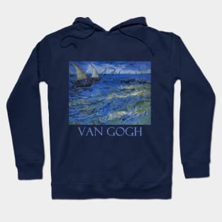 Le Voiliers by Vincent van Gogh Hoodie